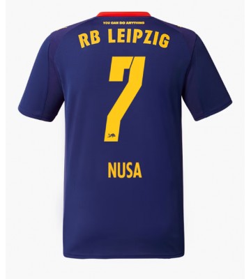 RB Leipzig Antonio Nusa #7 Udebanetrøje 2025-26 Kortærmet